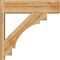 Ekena Millwork Merced Block Rough Sawn Outlooker, Western Red Cedar, 8"W x 28"D x 28"H OUT08X28X28MRC05RWR - alternate 4
